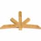 Ekena Millwork Alberta Rough Sawn Timber Gable Bracket, Western Red Cedar, 72"W x 45"H x 4"D x 6"F, 15/12 Pitch GBW072X45X0406ALB00RWR - alternate 3